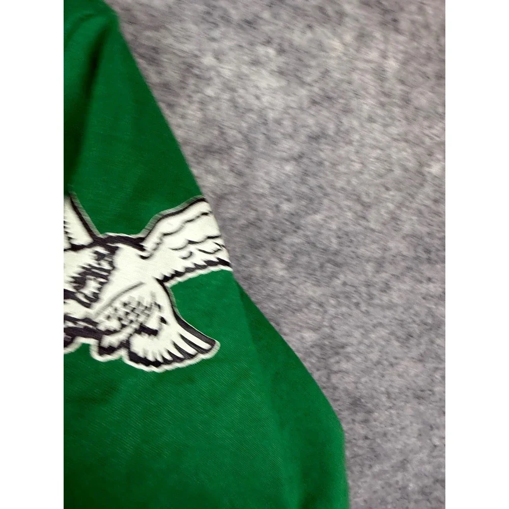 Vintage Philadelphia Eagles Tshirt Mens XL Green NFL Football Rawlings 80s NFC